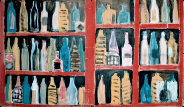 Bottles on the Shelves