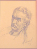Portrait of A.E. Roginsky, painter's father