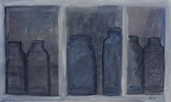 Jars. Three-part Still life