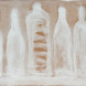 White bottles on a beige background