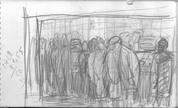 Альбом композиционных зарисовок. Стр. 13