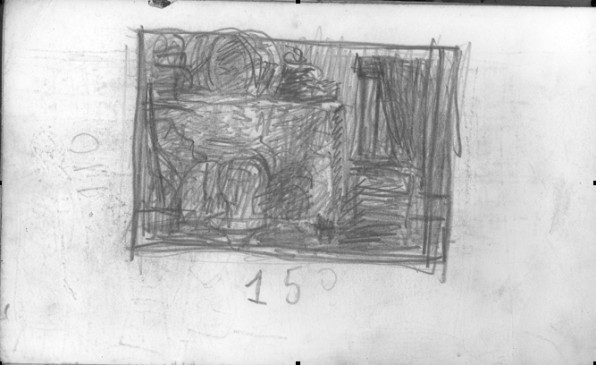 Альбом композиционных зарисовок. Стр. 14