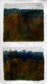 Forest. Vertical two-part landscape