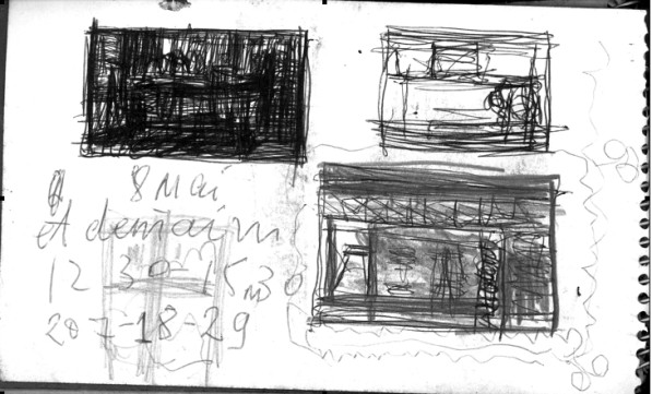 Альбом композиционных зарисовок. Стр. 2