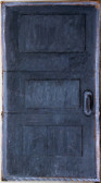 Grey door with handle