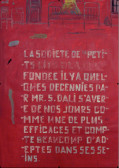 " La societe des petits lits blancs fondee il y a quelques annees par Mr. S. dali s'avere de nos jours comme une de plus efficaces et compte beaucoup d'adeptes dans ses seins "