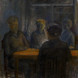 "Conversation at table"