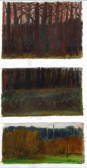 Three-part landscape. Forest