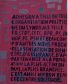 " Adhesion a telle ou telle organisation politique ou syndicale telle… "