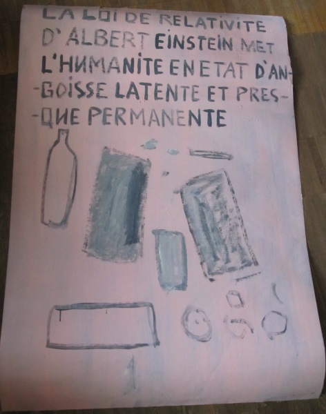 " "La loi de relativite d'albert einstein met l'humanite en etat d'angoisse latente et presque permantente "