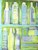 Yellow-green bottles 